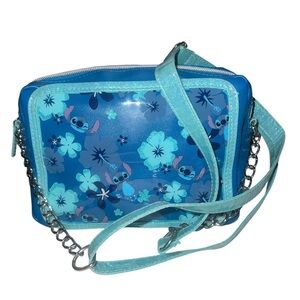 Disney Parks Lilo & Stitch "Stitch and Flowers" Crossbody Purse.